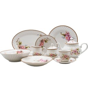 Timeless Rose 45-Piece Dinnerware Set